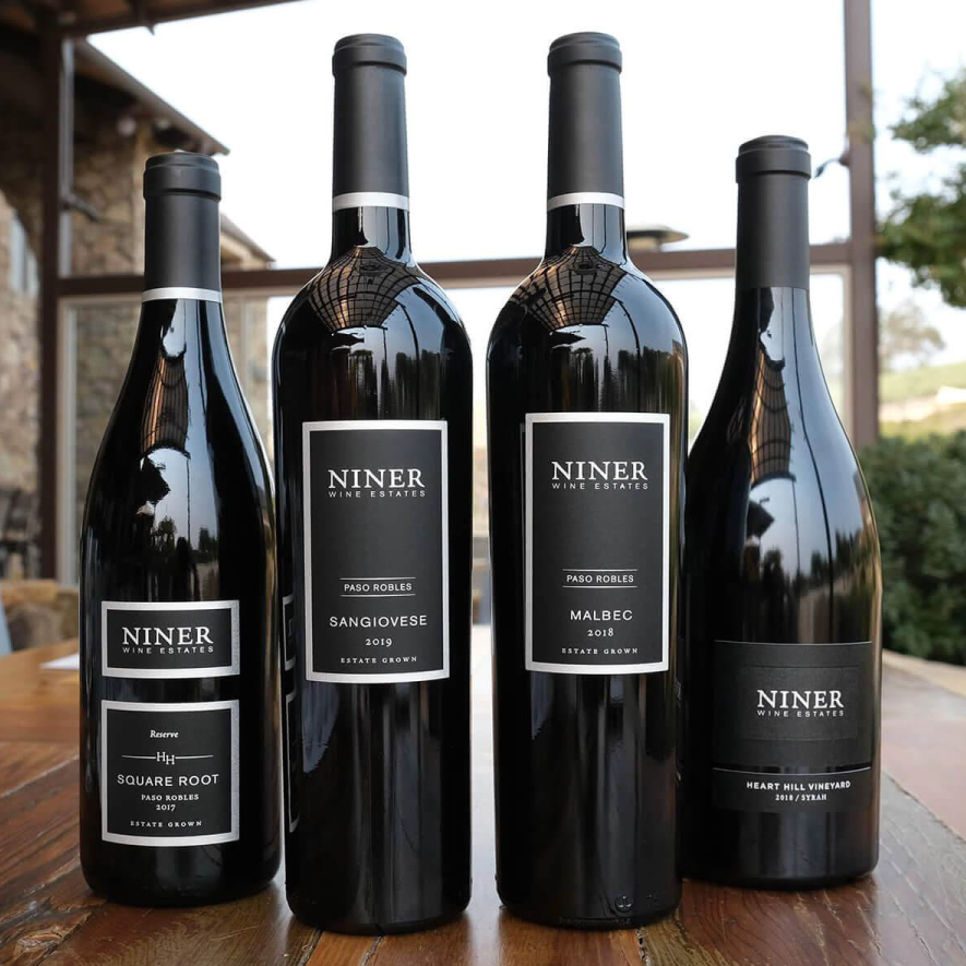 4 bottles of Niner Wine